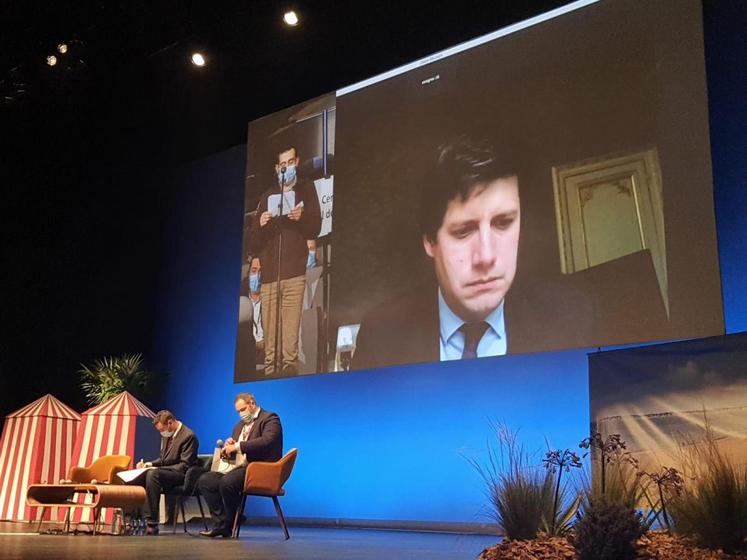 Questions-réponses des participants au ministre de l\'Agriculture, Julien Denormandie, présent par visionconférence.