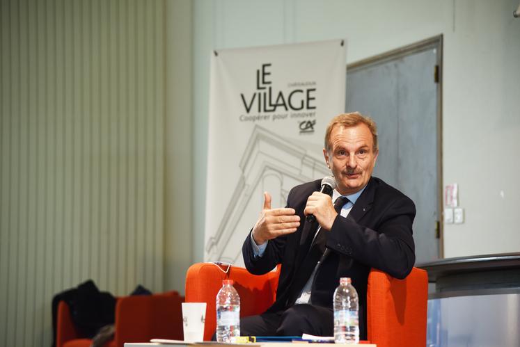 Le 26 mai, à Châteaudun. Jean-François Carenco est venu partager sa vision de la transition énergétique avec le campus Les Champs du possible.