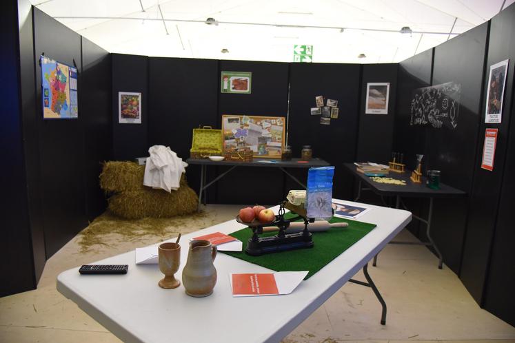 L'espace Escape game réalisé par des étudiants pour l'Open-Agrifood 2021.