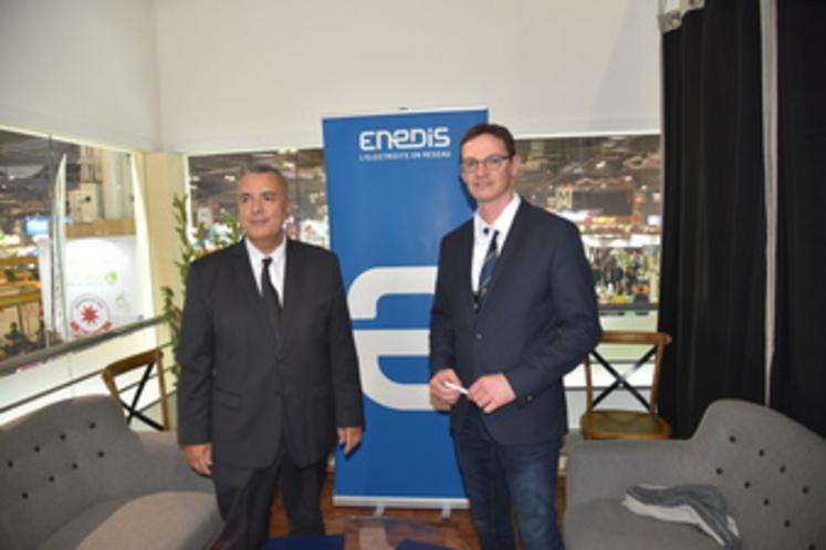 La FDSEA 77 et Enedis ont signé une convention de partenariat.