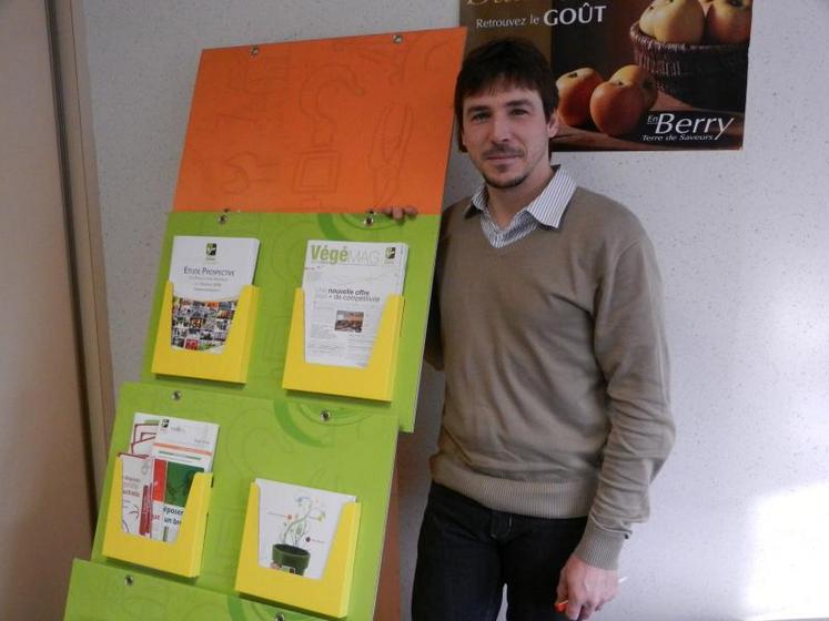 Nicolas Maniez, chargé de mission innovation pour la région Centre de Végépolys.