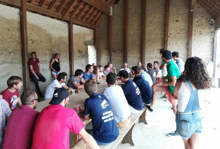 Le conseil mixte de Jeunes agriculteurs du Loiret s'est déroulé le 1er août à Sigloy.