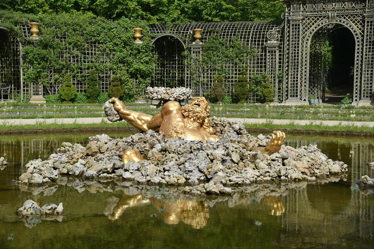 Au château de Versailles.