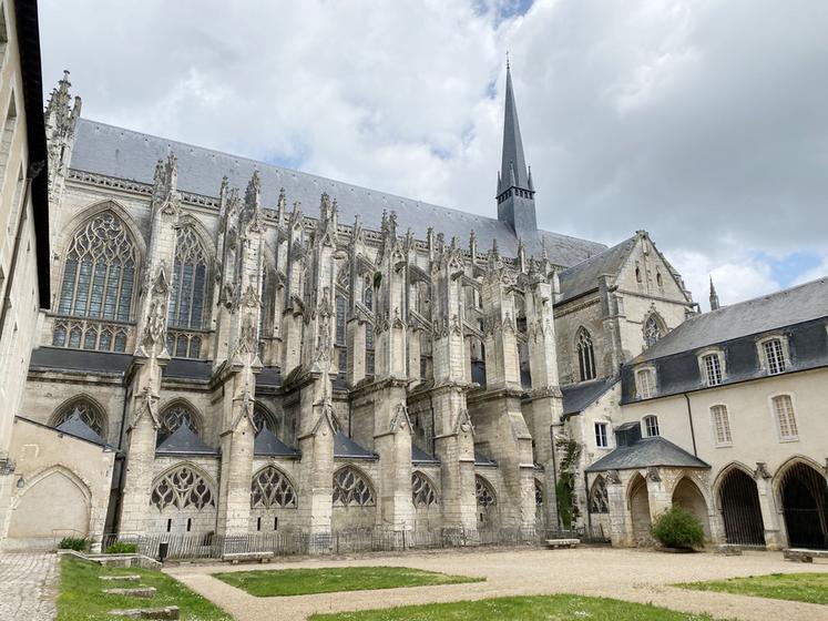 L'abbaye de la Trinité de Vendôme (Loir-et-Cher).