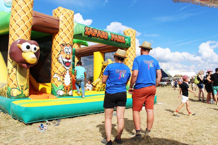 Grâce aux animaux et aux structures gonflables, les enfants aussi avaient de quoi s'amuser dimanche 5 septembre 2021 à Marcilly-en-Villette.