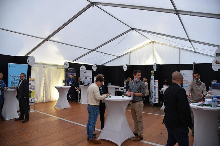 Jeudi 16 septembre 2021, à Ménestreau-en-Villette (Loiret), au Forum régional de l'alimentaire.