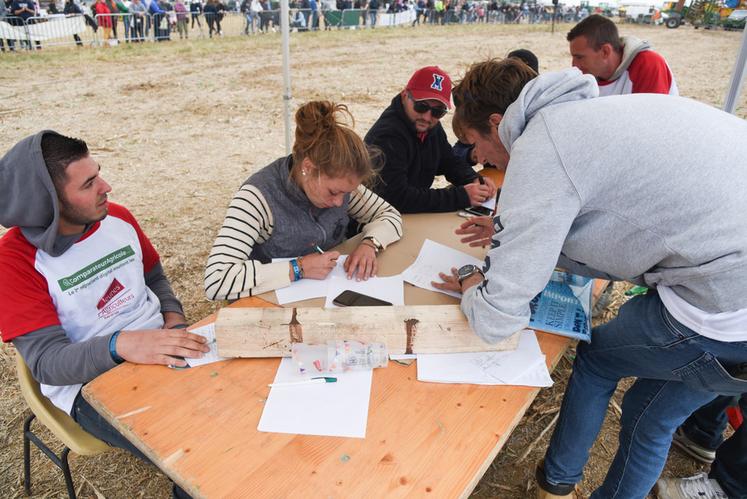 Il s'agit de ne pas se tromper dans le décompte des tours de chaque machine.