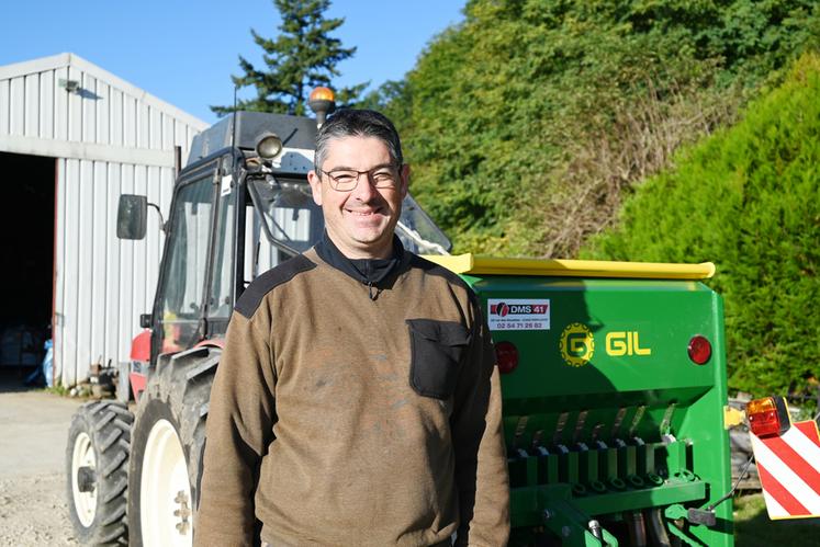 Benoist Charrier, viticulteur à Pontlevoy.