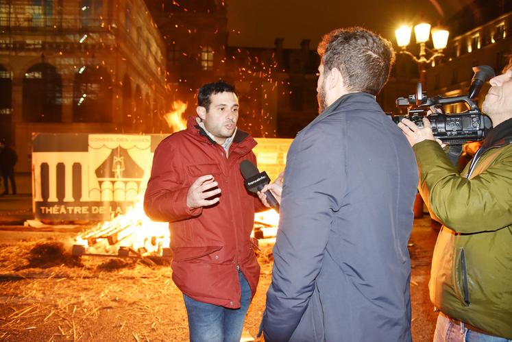 Le président de Jeunes agriculteurs région Île-de-France, Clément Torpier, a dénoncé la décision du Conseil d'État sur le décret des ZNT.