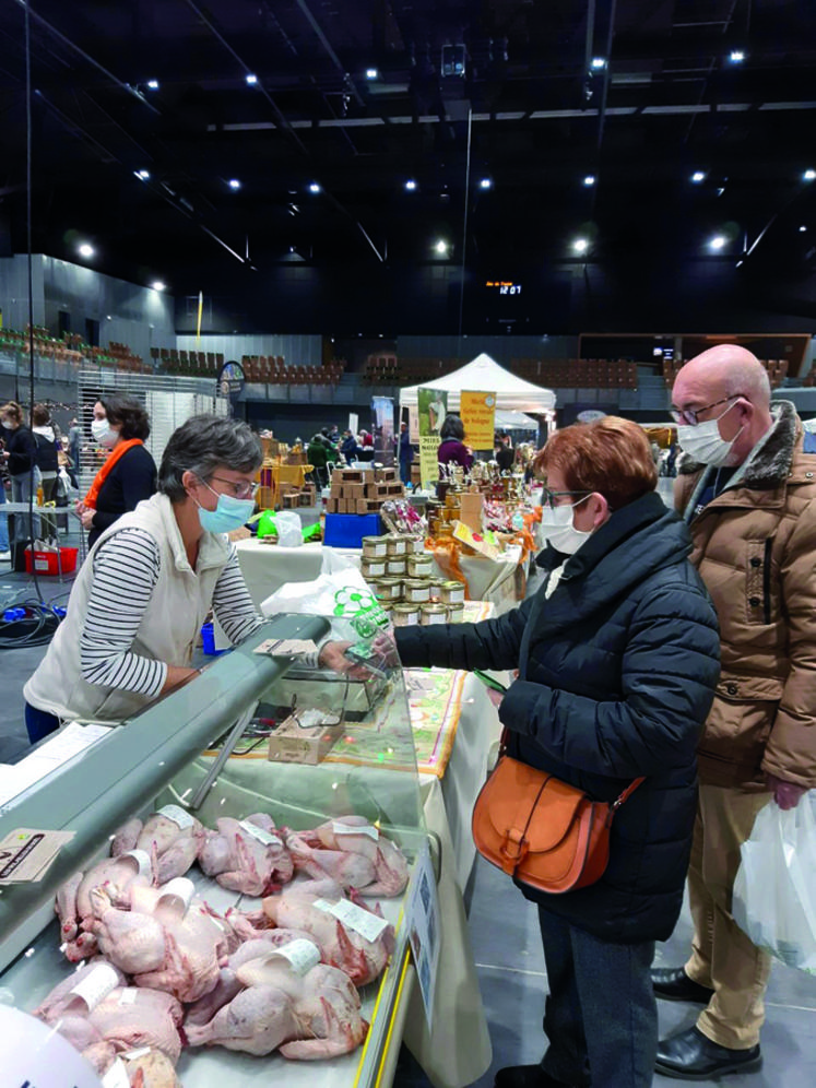 De belles volailles ont pu être appréciées en famille. 