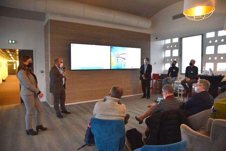 Mercredi 26 janvier, au Lab'O à Orléans. Chercheurs et entrepreneurs se sont réunis pour la restitution des premiers travaux entrepris par la nouvelle filière régionale d'entomologie.