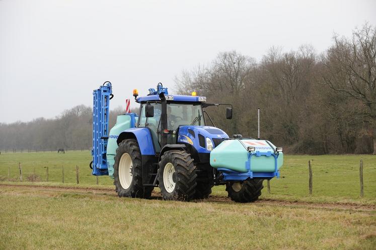 La cuve Tandem de Berthoud comprend une cuve de rinçage de 135 litres.