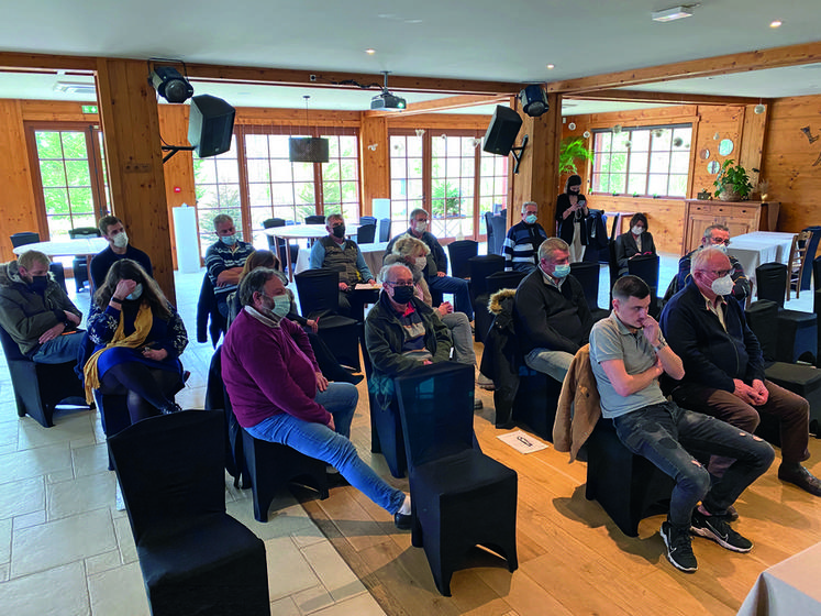 Chailly-en-Bière, vendredi 4 février. Les problématiques du canton ont été abordées en présence de la députée du secteur.