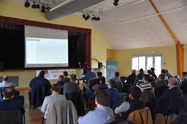 Lors de l'assemblée générale de Jeunes agriculteurs de Loir-et-Cher, Serge Zaka était invité pour évoquer l'impact du changement climatique en Centre-Val de Loire. 