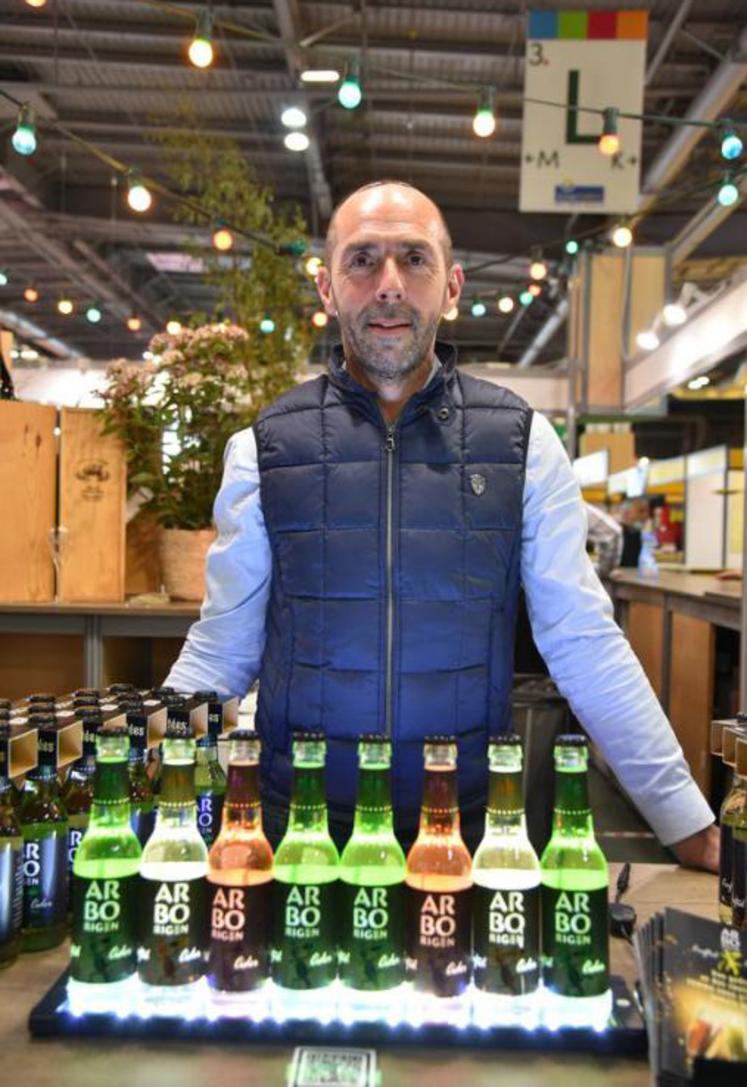 Du 1er au 6 mars, David Feuillette a présenté sa boisson Arborigen au Salon de l’agriculture.