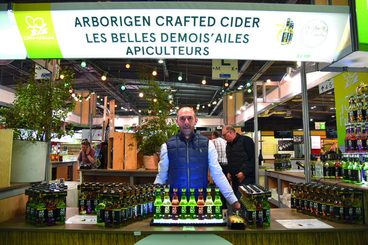 Du 1er au 6 mars, David Feuillette a présenté sa boisson Arborigen au Salon de l’agriculture.