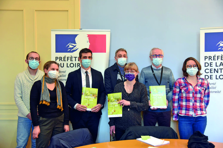 Le 8 mars, à Orléans. Les membres de la Draaf*, de Bio Centre et de la chambre régionale d’Agriculture ont présenté le premier Orab de la région. Il comprend les données traduites de 2020.