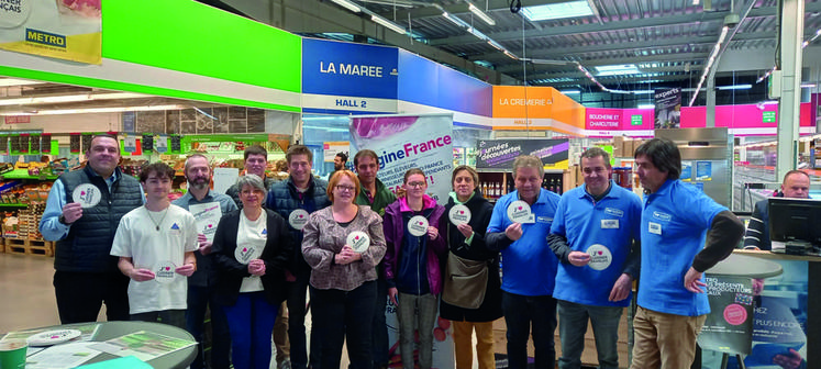 Le 24 mars, les représentants de la démarche Éleveur et engagé d’Eure-et-Loir ont participé à la journée Origine France organisée par l’enseigne Métro à Chartres.