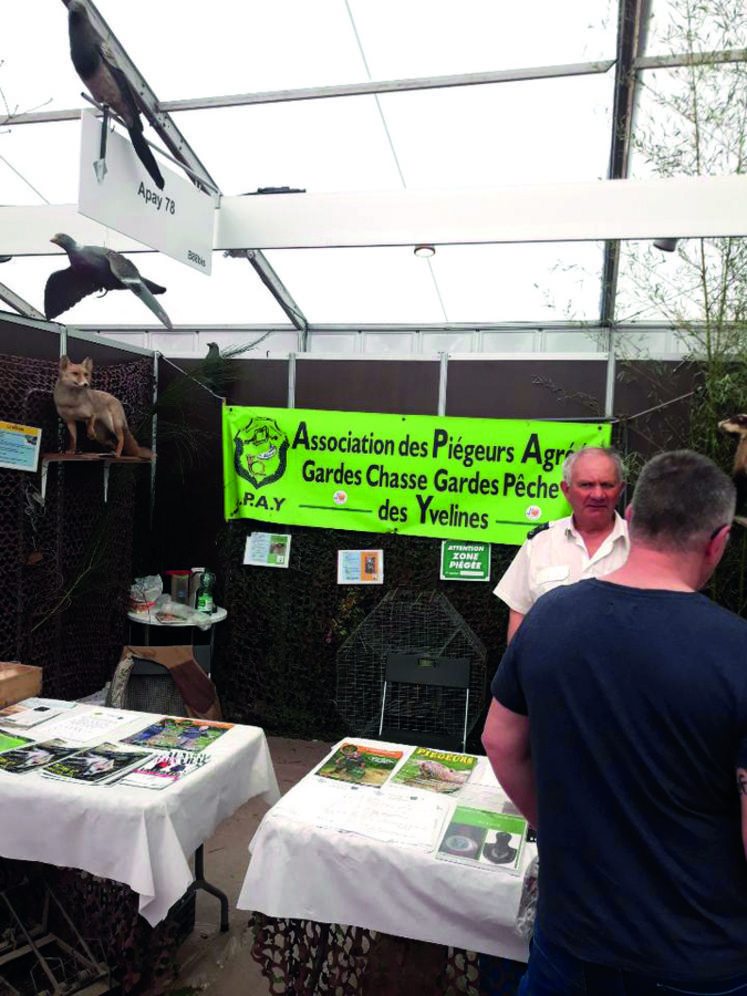 L'Apay 78 était présente au Salon de la chasse de Mantes-la-Jolie (Yvelines) du 25 au 28 mars.