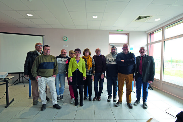 Vendredi 8 avril, à Saint-Firmin-des-Prés. La MFR du Vendômois a tenu son assemblée générale. Ici, son conseil d'administration présent. 