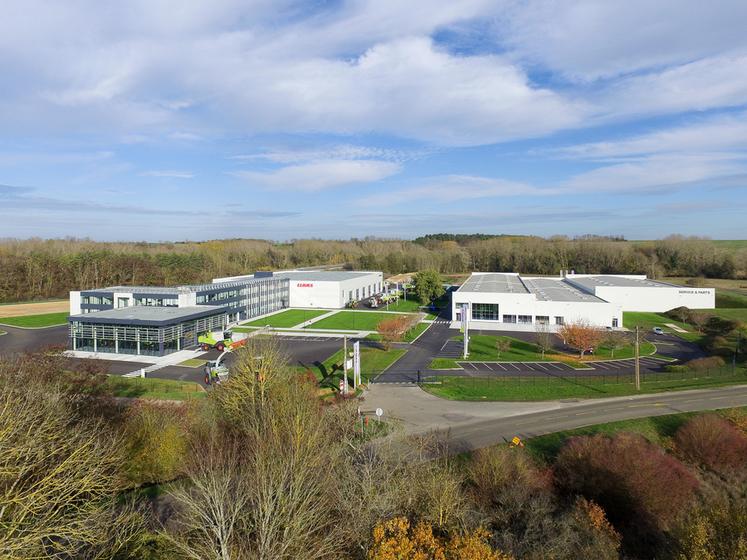 Vue d'ensemble du nouveau site de Claas.