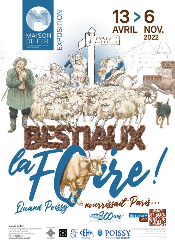 L'exposition « Bestiaux la Foire ! » se tiendra à Poissy (Yvelines) jusqu'au 6 novembre.