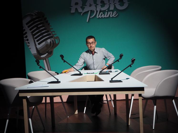 Pascal Berthelot, animateur de Radio Plaine.