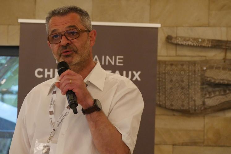 Luc Poullain est le président de l'appellation touraine-chenonceaux.