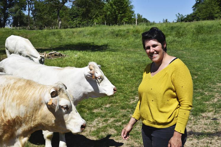 Cécile Soufflay-Contal a repris l'élevage paternel en 2020.