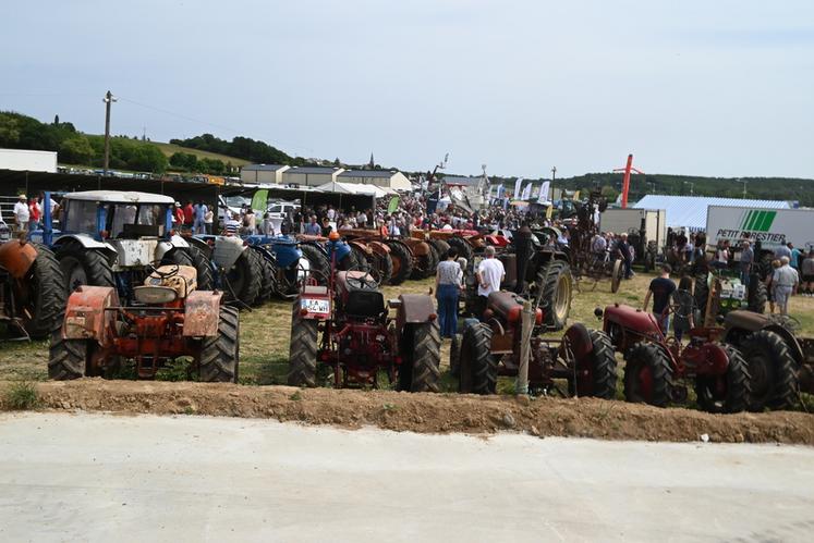 Les 21 et 22 mai, à Morée. Des milliers de visiteurs ont arpenté les allées du comice avec enthousiasme, pouvant notamment admirer d'anciens tracteurs ­présentés pour l'occasion. 