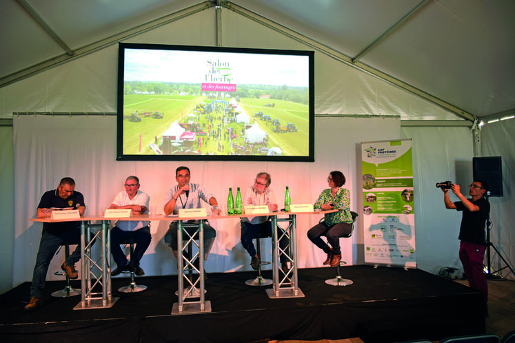 Le 1er juin au Salon de l’herbe, dans l'Allier, les experts agricoles ont débattu pendant près de deux heures sur les combinaisons de voies qui peuvent mener à la souveraineté protéique de la France. 