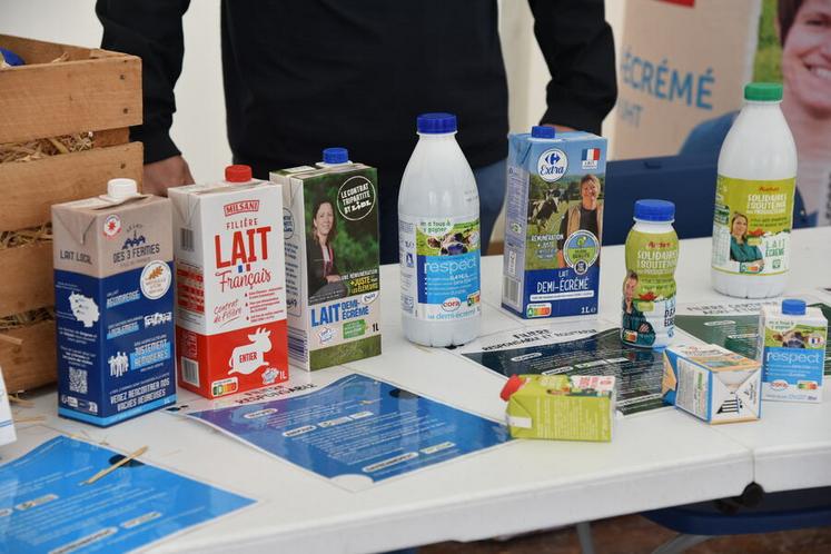 Les produits laitiers LSDH.