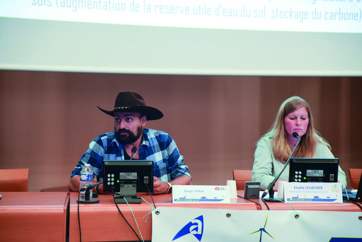 Lundi 13 juin, à Chartres. L'agroclimatologue Serge Zaka a brossé le tableau inquiétant du réchauffement climatique lors des Universités du soir.