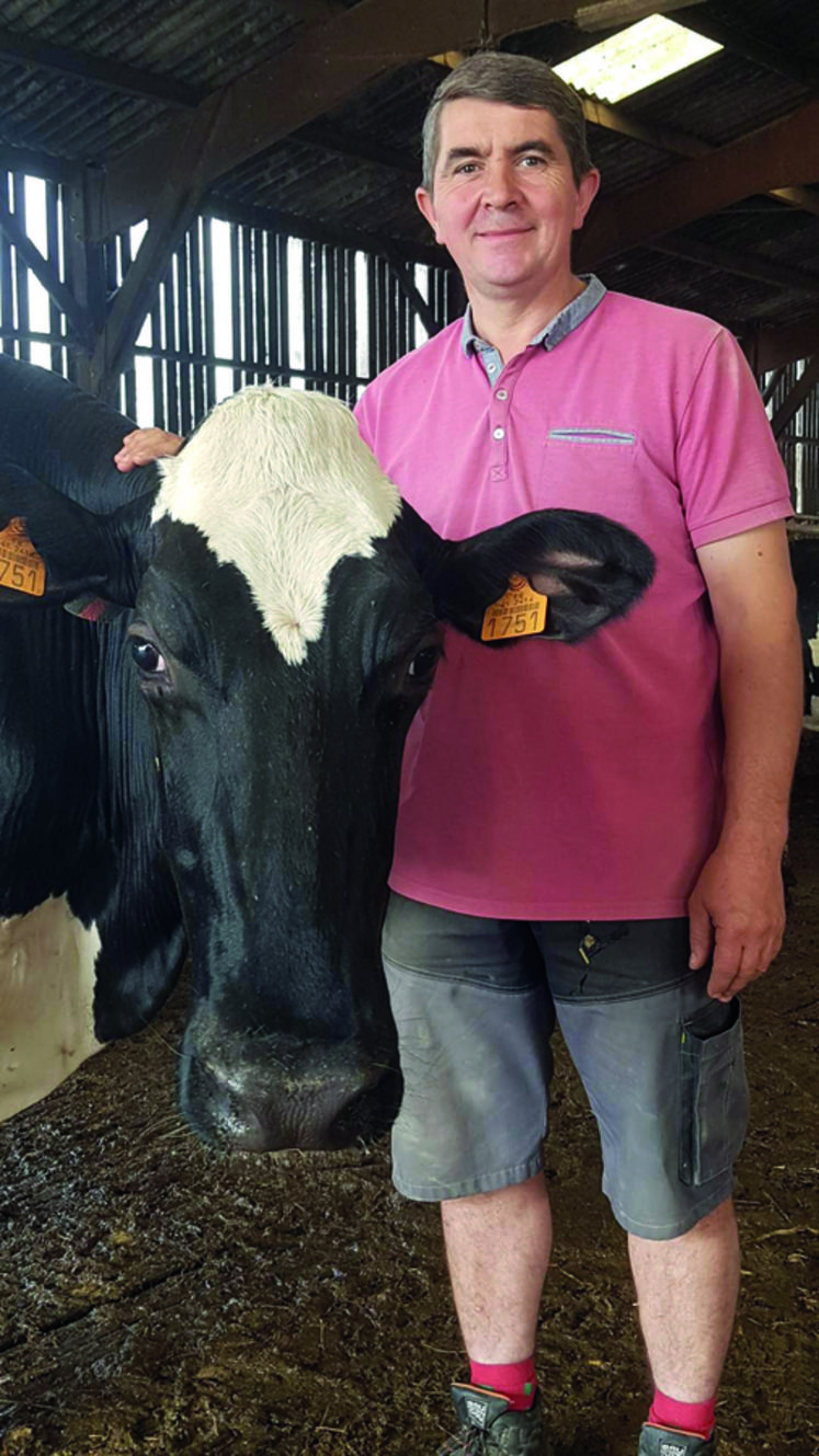 Alexis Descamps préside la section bovins lait à la FNSEA Centre-Val de Loire.