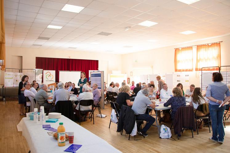 Le 23 juin, à Cormainville. Une cinquantaine de personnes a participé aux travaux du forum sur le futur programme Leader du Gal Beauce Dunois.