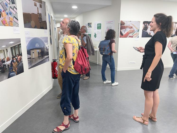 Jeudi 7 juillet, à Châteaudun. Une exposition a retracé l'aventure de cette série d'ateliers du Living-lab des possibles.