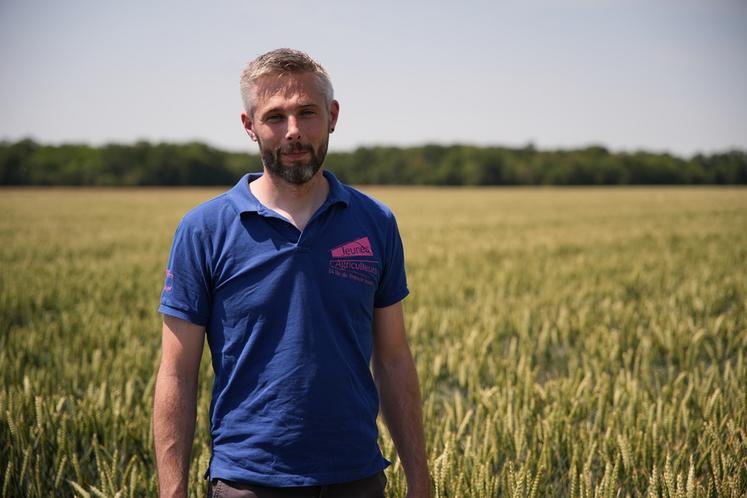 Quentin Le Guillous représente la région en finale du concours graines d'agriculteurs.