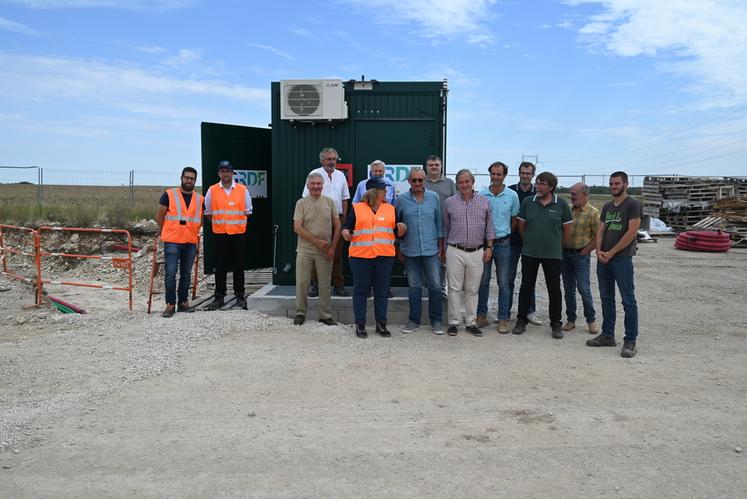 Les élus territoriaux étaient présent le vendredi 29 juillet 2022 sur le site de méthanisation de Mer afin de pouvoir visiter les lieux 