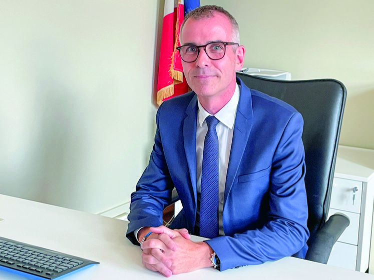 Le 1er septembre, à Chartres. Yann Gérard est le nouveau secrétaire général de la préfecture et sous-préfet de Chartres.