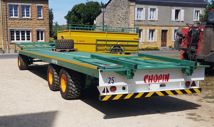 L’entreprise Chopin Agriculture, située dans les Ardennes, concentre son activité autour de la construction de plateaux agricoles et de bétaillères.