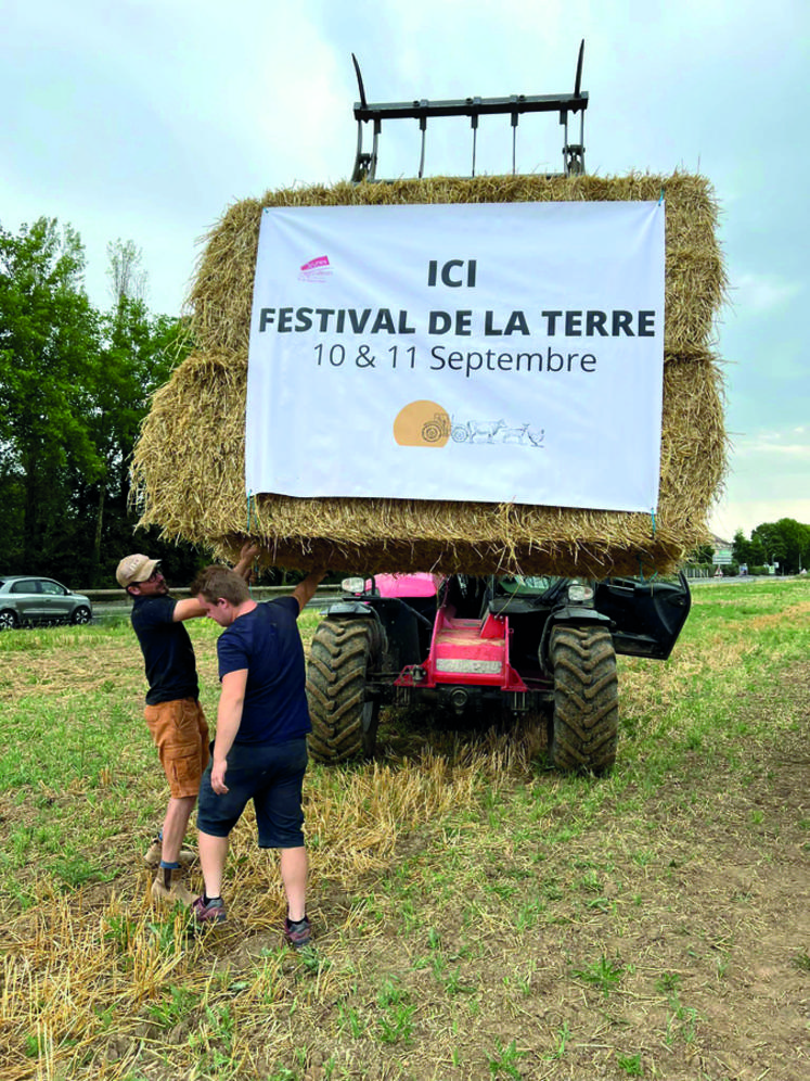 Voilà plusieurs jours que les Jeunes agriculteurs d'Île-de-France ont débuté les préparatifs de ce Festival de la terre.