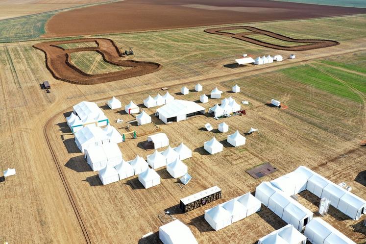 Dévolu habituellement au salon Innov-Agri, le site outarvillois est prêt à accueillir partenaires et moiss-batt-cross. 