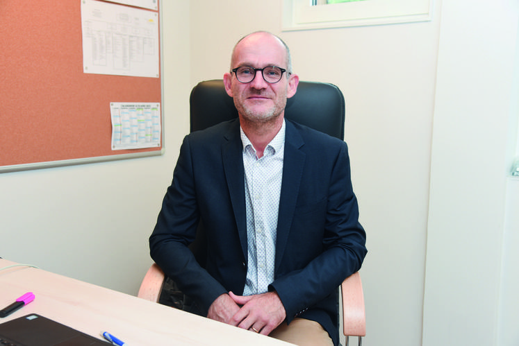 Mercredi 7 septembre, à Sours. Jérôme Bertholon est le nouveau directeur de l'Eplefpa de La Saussaye.
