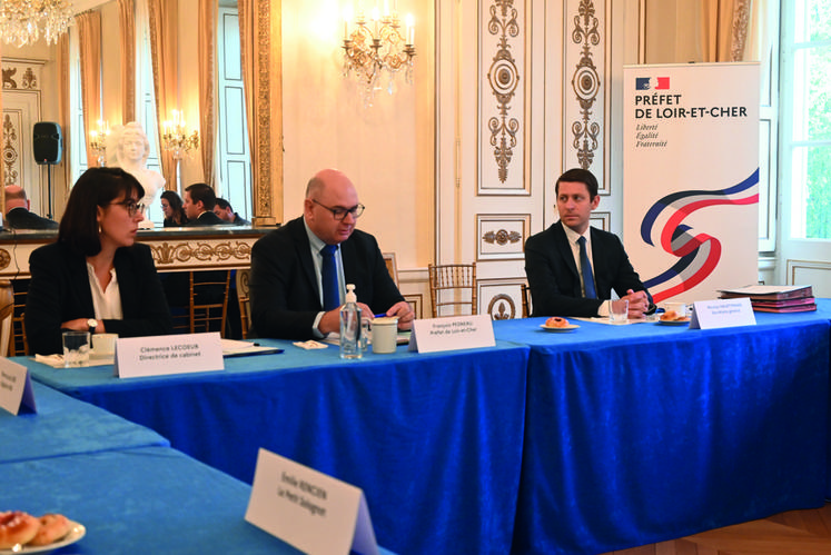 Mercredi 7 septembre, à Blois. Le préfet François Pesneau a fait le tour de l'actualité du département à l'occasion d'une conférence de presse.