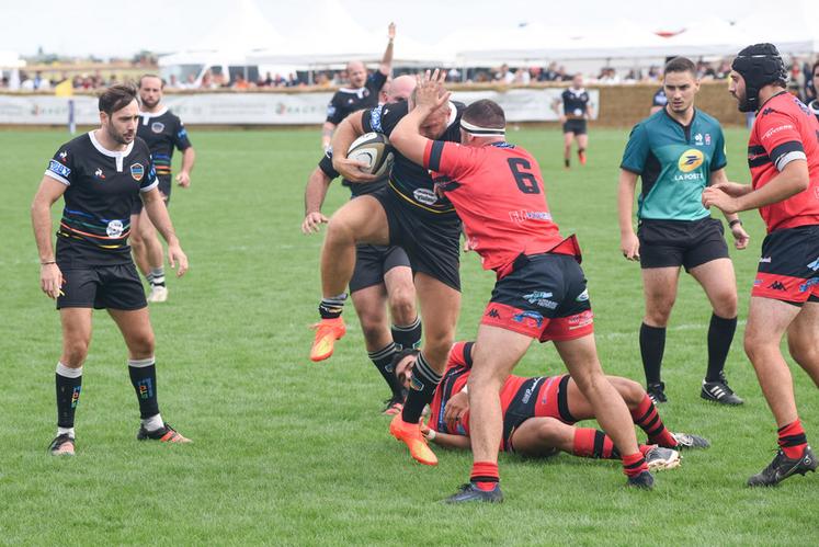 On a vu du beau jeu, plusieurs matches de rugby se sont déroulés au cours de ces Terres de Jim.