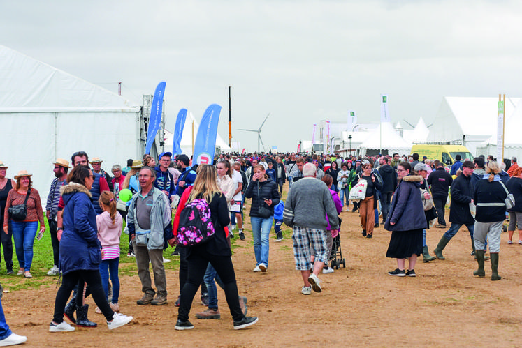 Durant les trois jours, plus de 105 000 visiteurs ont foulé les Terres de Jim en Beauce. Un succès.