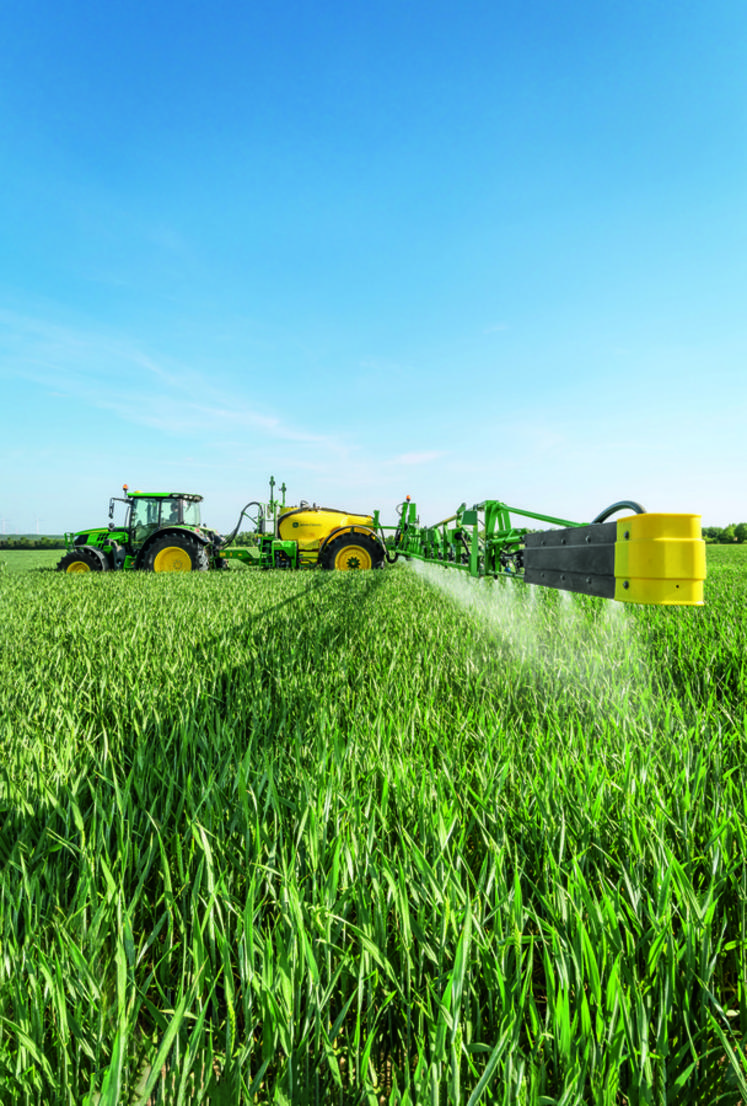La commutation automatique des buses permet d’avoir une plage de travail beaucoup plus importante. 