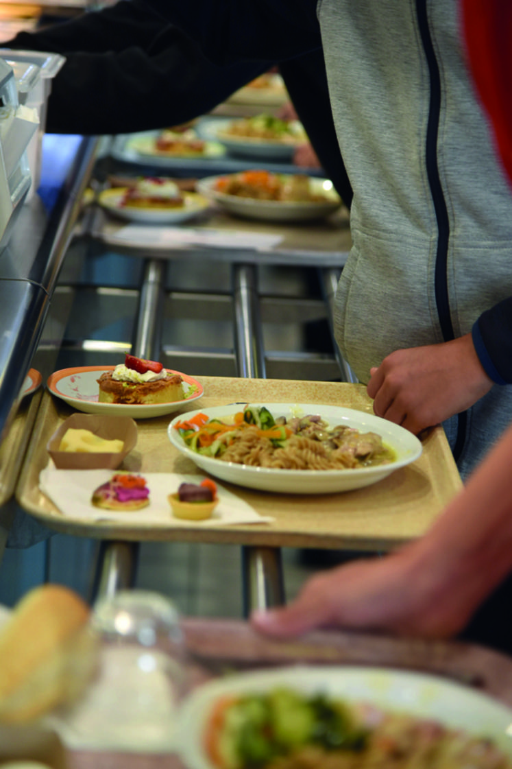 Les élèves étaient ravis de pouvoir déguster le menu signature Loiret.
