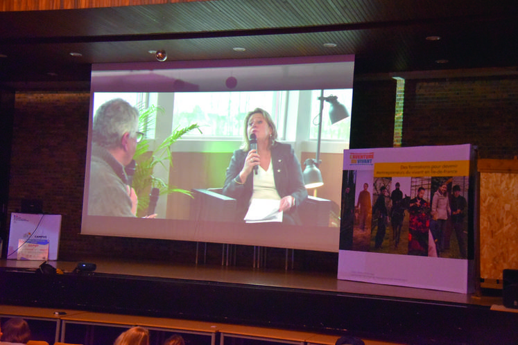 Brie-Comte-Robert (Seine-et-Marne), vendredi 16 septembre. Des vidéos permettaient ­d'aborder en détail le réseau Dephy et ses résultats en Île-de-France et Centre-Val de Loire.