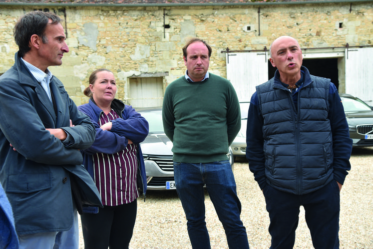 Outre les questions de grandes cultures et d'élevage, les maraîchers du Val-d'Oise ont également eu l'occasion d'exposer leurs problématiques.